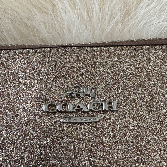 Coach Gold Glitter Wristlet - Picture 4 of 8